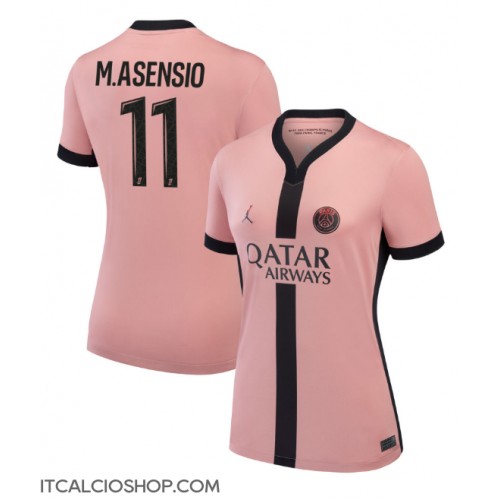 Paris Saint-Germain Marco Asensio #11 Terza Maglia Femmina 2024-25 Manica Corta